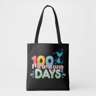100 Mermazing Days 100th Day of School Mermaid Tote Bag
