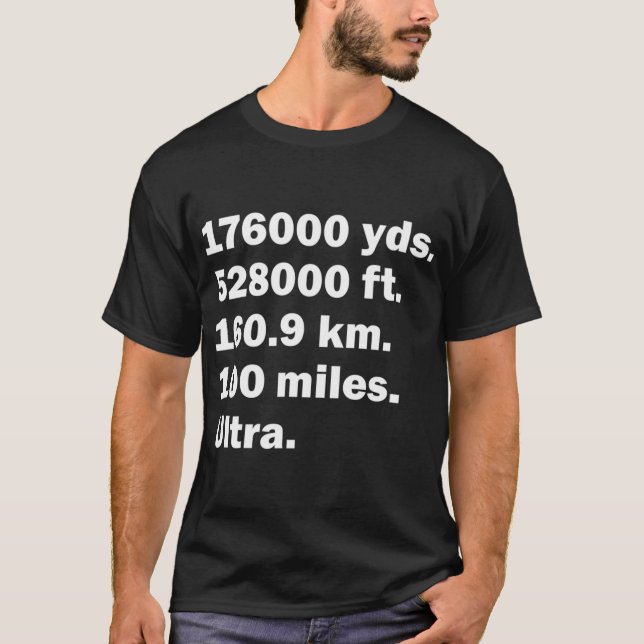 100 mile race  Ultra marathon finisher T-Shirt (Front)