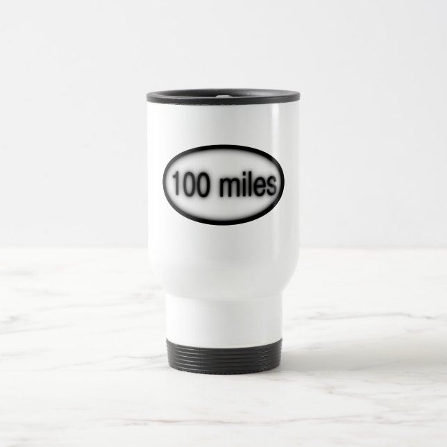 100 miles travel mug (Center)