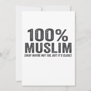100 Muslim Oky Maybe Not 100 Funny Ramadan Eid  Thank You Card