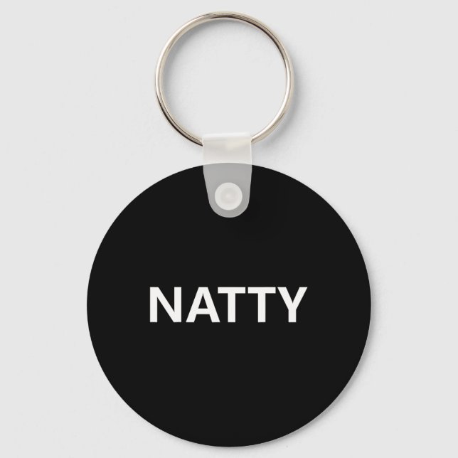 100% Natty Muscle Lifter  Key Ring (Front)