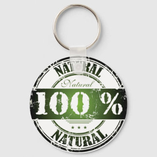 100% Natural Keychain