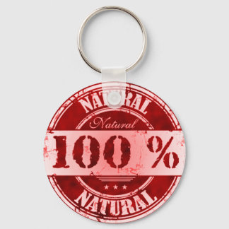 100% Natural Keychain