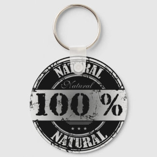 100% Natural Keychain