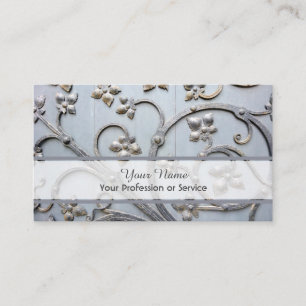 100% natural organic wooden style business card