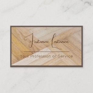 100% natural organic wooden style parquet flooring business card