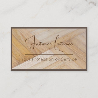 100% natural organic wooden style parquet flooring business card
