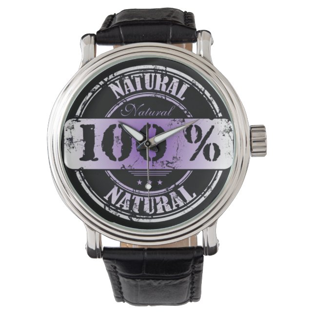 100% Natural Watch (Front)