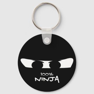 100% NINJA Keychain
