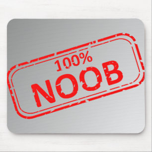 100% Noob Rubber-stamp Mousepad