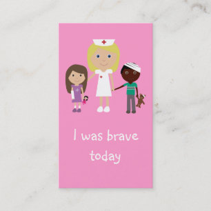 100 Nurse, Children & Teddy Bear Bravery Bookmarks Business Card