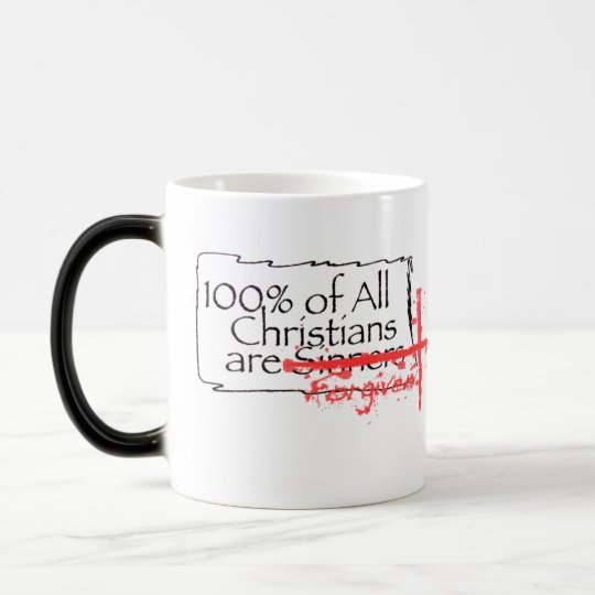 100% of Christians Magic Mug
