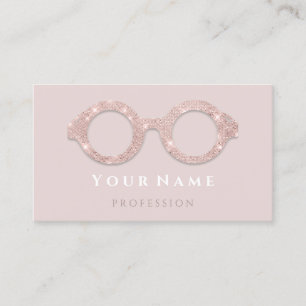 100 Optician Rose Eye Care Optic Glasses Influence Business Card