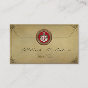 [100] Order of Malta - SMOM Coat of Arms Business Card