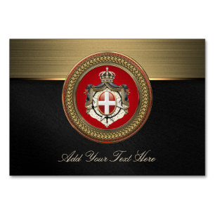 [100] Order of Malta - SMOM Coat of Arms Table Number
