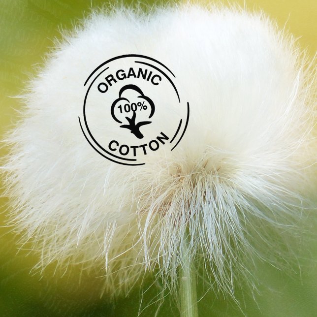 100% Organic Cotton, Clothing Business,  Rubber Stamp (Creator Uploaded)