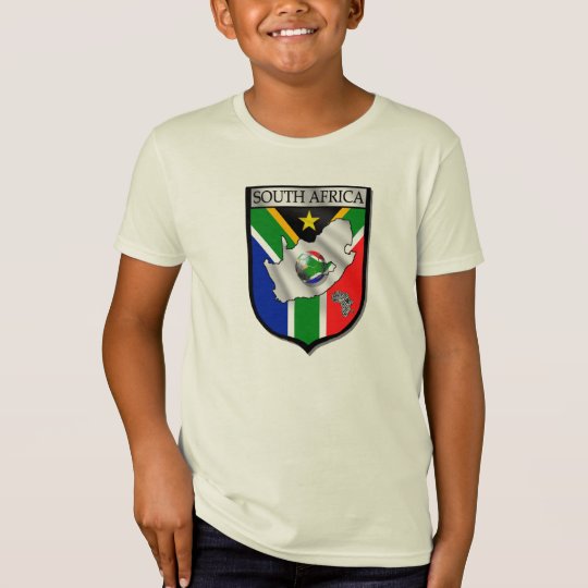 100% Organic cotton South Africa soccer t-shirt