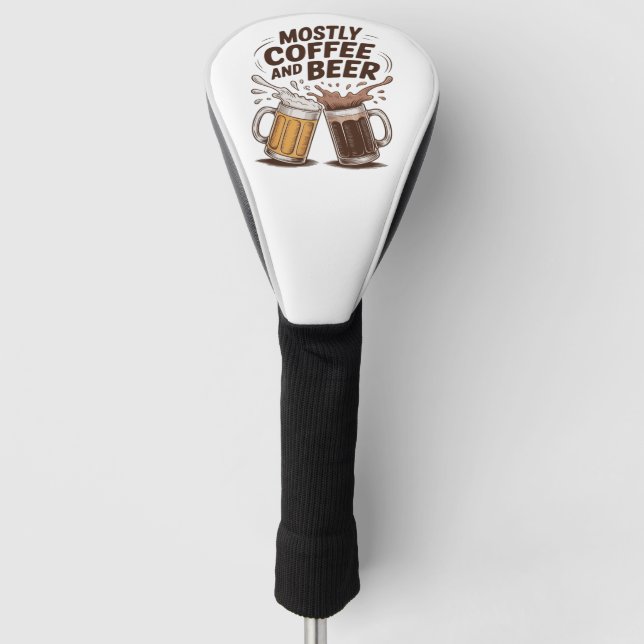 100% Organic Dad Golf Head Cover (Front)