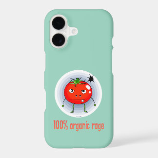 100% Organic Rage Funny Angry Tomato