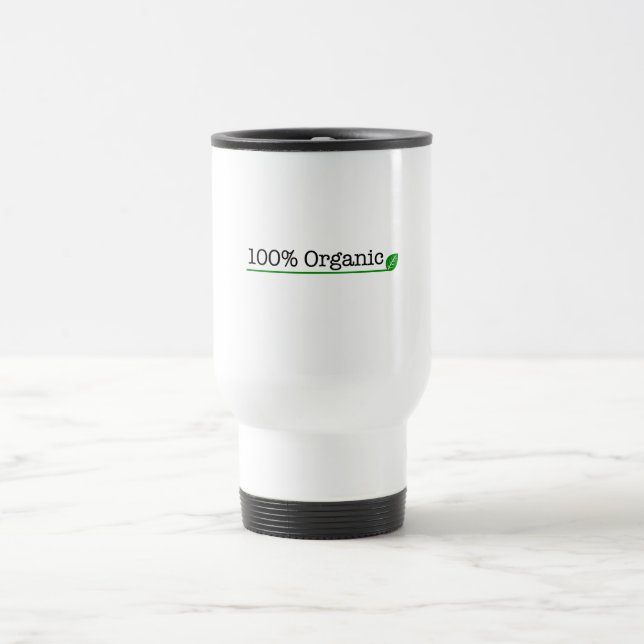 100% Organic Travel Mug (Center)