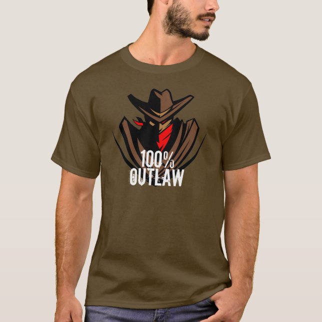 100% Outlaw T-Shirt (Front)