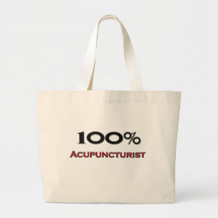 100 Percent Acupuncturist Large Tote Bag