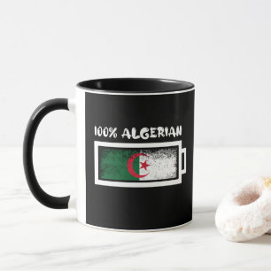 100 Percent Algerian Flag Mug