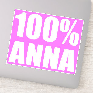 100 percent Anna name
