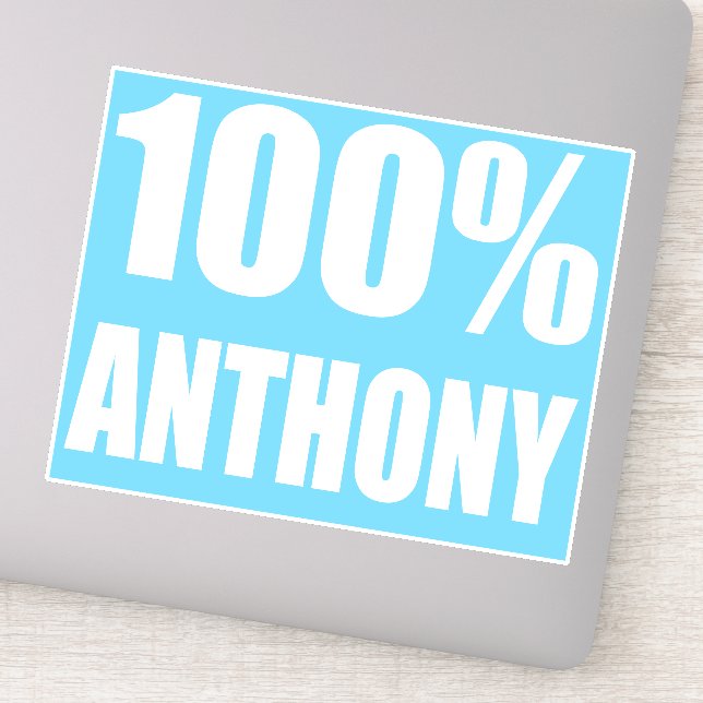 100 percent Anthony name (Detail)