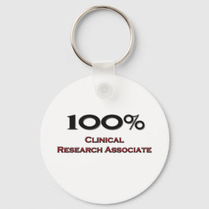 100 Percent Clinical Research Associate Key Ring
