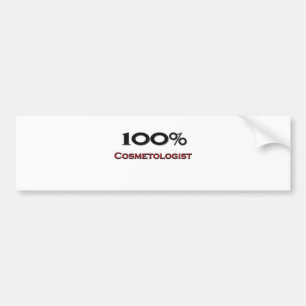100 Percent Cosmetologist Bumper Sticker
