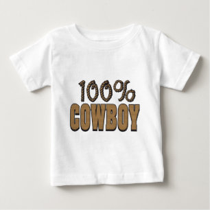 100 Percent Cowboy Baby T-Shirt