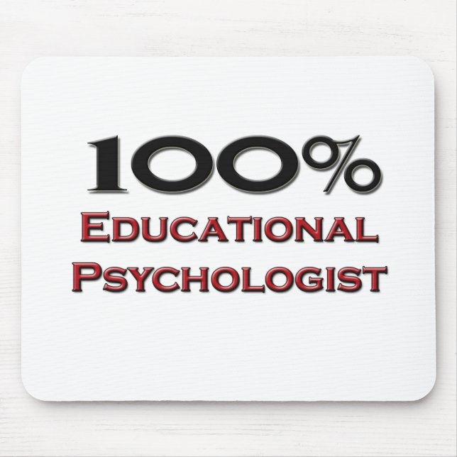 100 Percent Educational Psychologist Mouse Mat (Front)