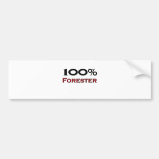 100 Percent Forester Bumper Sticker