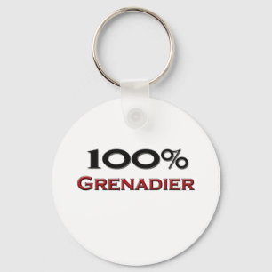 100 Percent Grenadier Key Ring