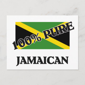 100 Percent JAMAICAN Postcard
