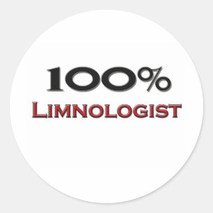 100 Percent Limnologist Classic Round Sticker
