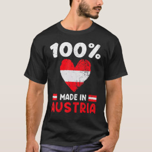 100 Percent Made In Austria Austrian Boys Girls Ki T-Shirt