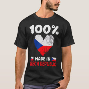 100 Percent Made In Czech Republic Czech Boys Girl T-Shirt