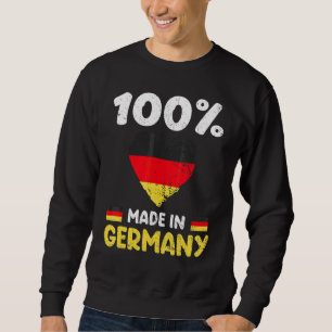 100 Percent Made In Germany German Boys Girls Kids Sweatshirt