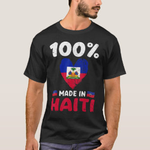 100 Percent Made In Haiti Haitian Boys Girls Kids T-Shirt