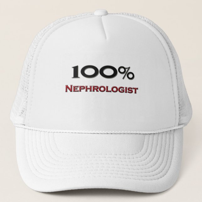 100 Percent Nephrologist Trucker Hat (Front)