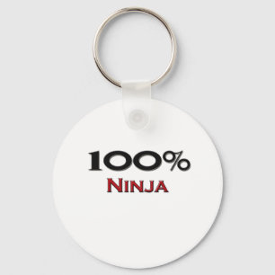 100 Percent Ninja Key Ring