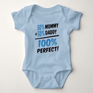 100 percent perfect baby boy bodysuit