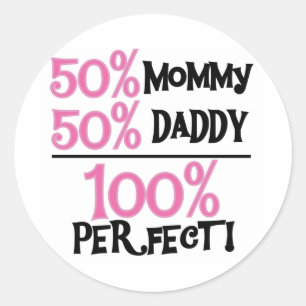 100 Percent Perfect Classic Round Sticker