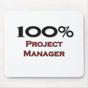 100 Percent Project Manager Mouse Mat