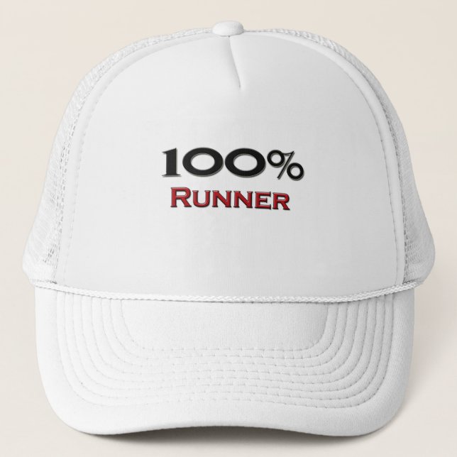 100 Percent Runner Trucker Hat (Front)