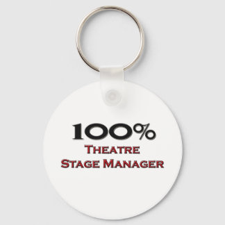 100 Percent Theater Stage Manager Key Ring