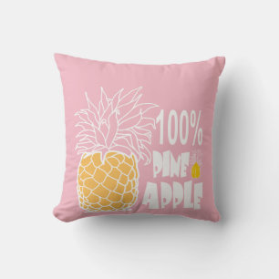 100% pineapple cushion