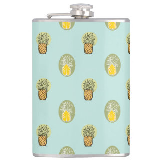 100% pineapple hip flask